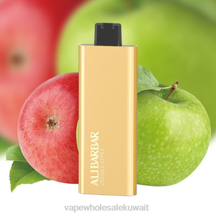 Vape الفاخر - Alibarbar Pandora 7000 سيجارة يمكن التخلص منها تفاحة مزدوجة XNJR66