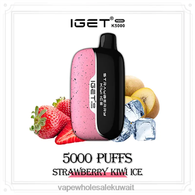 Vape بالجملة - IGET Moon k5000 662FV18 ثلج فراولة كيوي