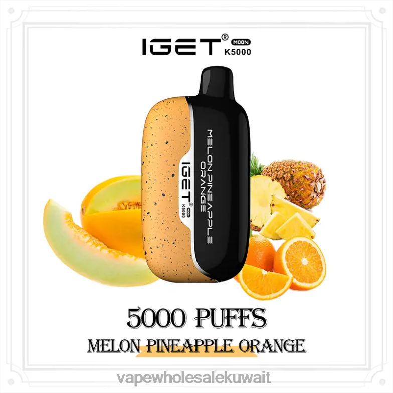 Vape Shop - IGET Moon k5000 662FV13 شمام أناناس برتقال