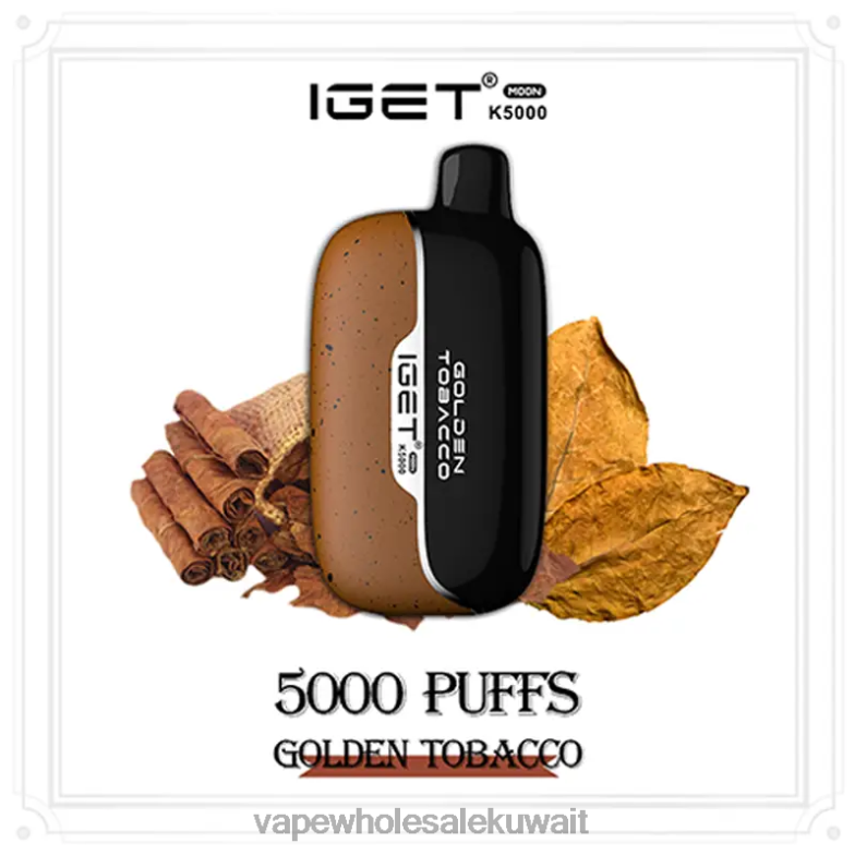 Vape Wholesale Kuwait - IGET Moon k5000 662FV1 التبغ الذهبي