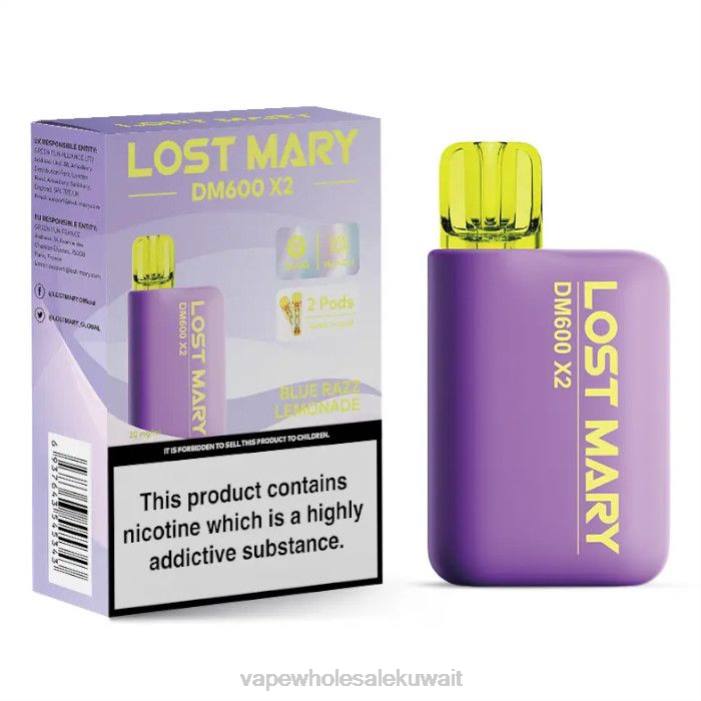 68FB466 - Vape Wholesaler عصير الليمون الأزرق LOST MARY DM600 X2