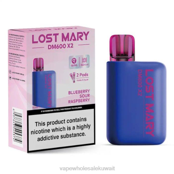 68FB469 - Vape بالجملة التوت الحامض LOST MARY DM600 X2