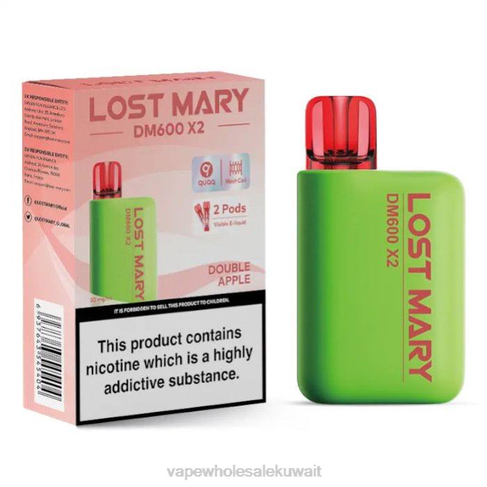 68FB471 - شراء Vape بالجملة تفاحة مزدوجة LOST MARY DM600 X2