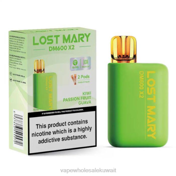 68FB473 - Vape Kuwait كيوي باشن فروت جوافة LOST MARY DM600 X2