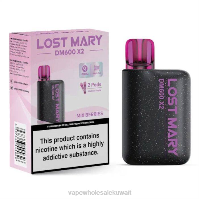 68FB476 - Vape Wholesaler مزيج التوت LOST MARY DM600 X2