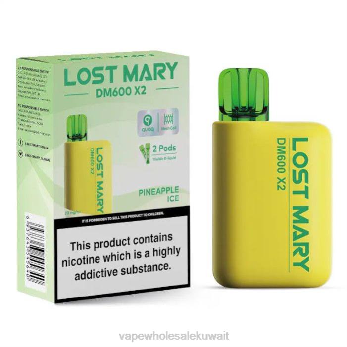 68FB477 - Vape الفاخر ثلج الأناناس LOST MARY DM600 X2