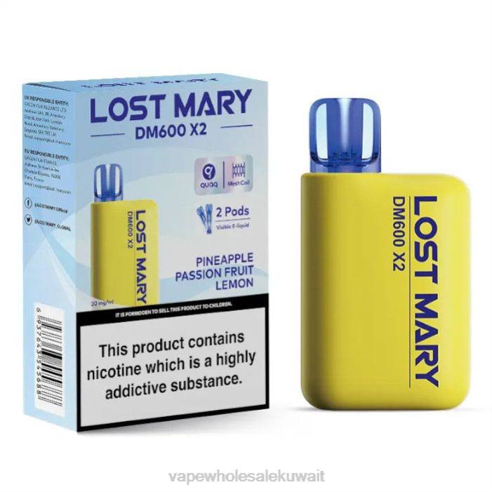 68FB478 - Vape shop أناناس باشن فروت ليمون LOST MARY DM600 X2