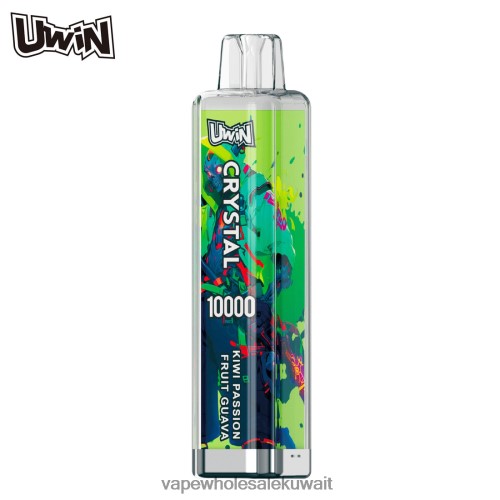 Vape Shop - UWIN CRYSTAL 10000 سيجارة للاستعمال مرة واحدة كيوي باشن فروت جوافة 00P2D8