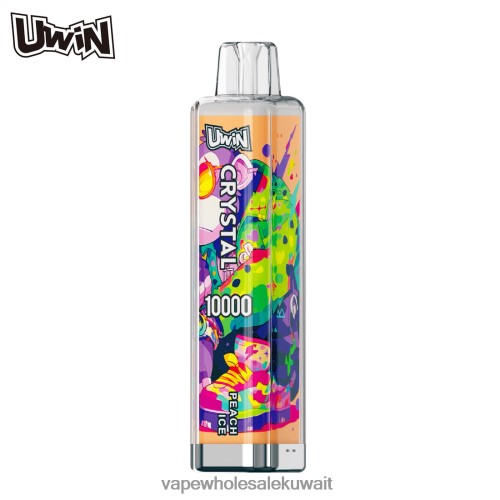 Vape Store - UWIN CRYSTAL 10000 سيجارة للاستعمال مرة واحدة جليد الخوخ 00P2D10