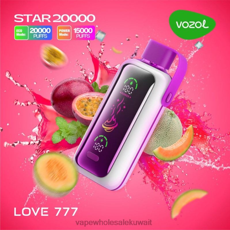 Vape Kuwait - VOZOL STAR 20000 6PP4X12 الحب 777