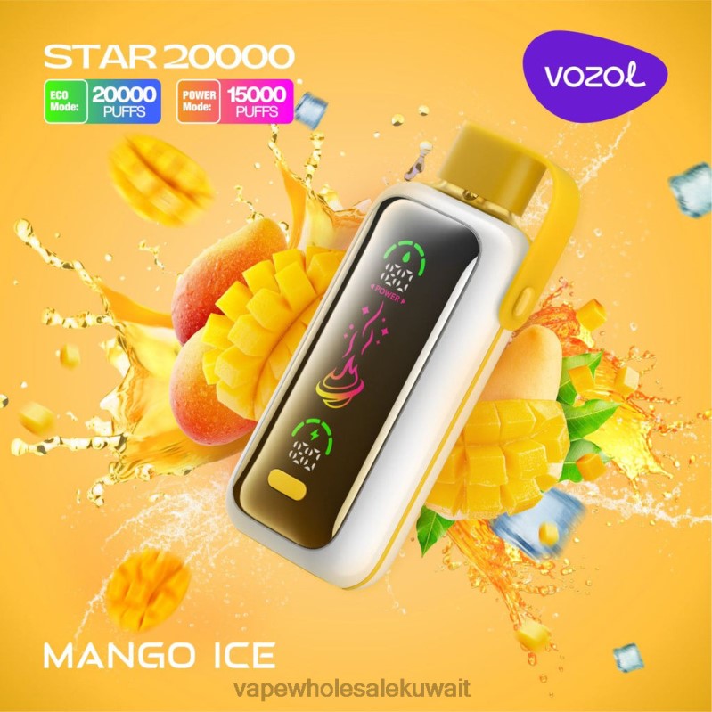 Vape Shop - VOZOL STAR 20000 6PP4X13 جليد المانجو