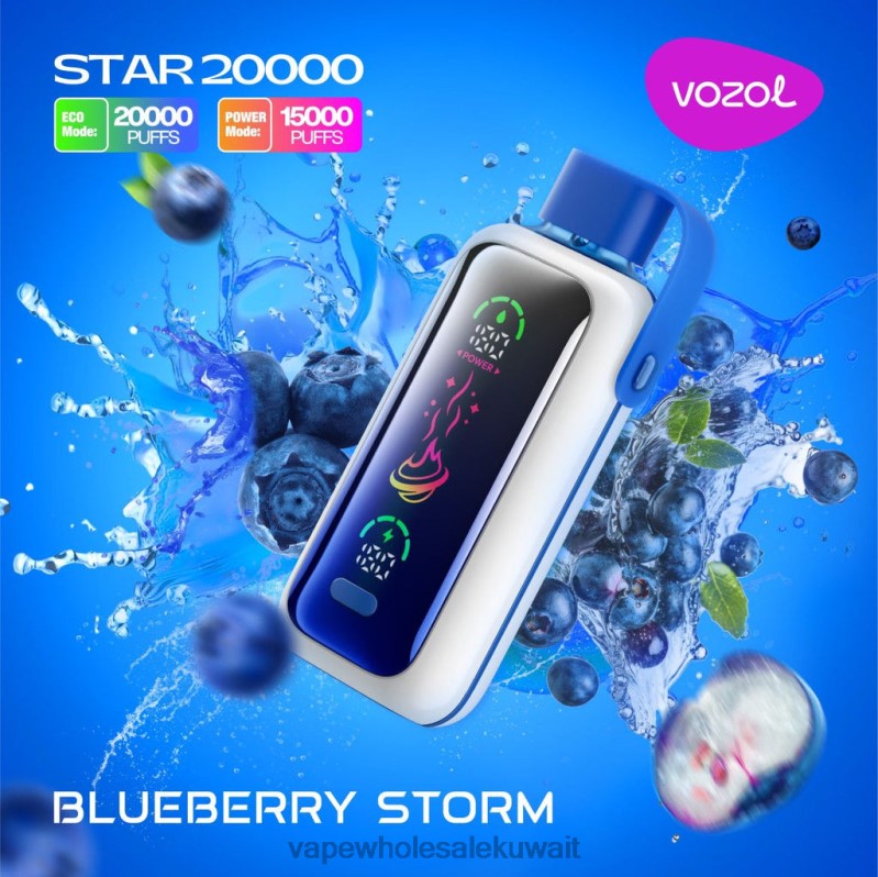 Vape Store - VOZOL STAR 20000 6PP4X5 عاصفة التوت