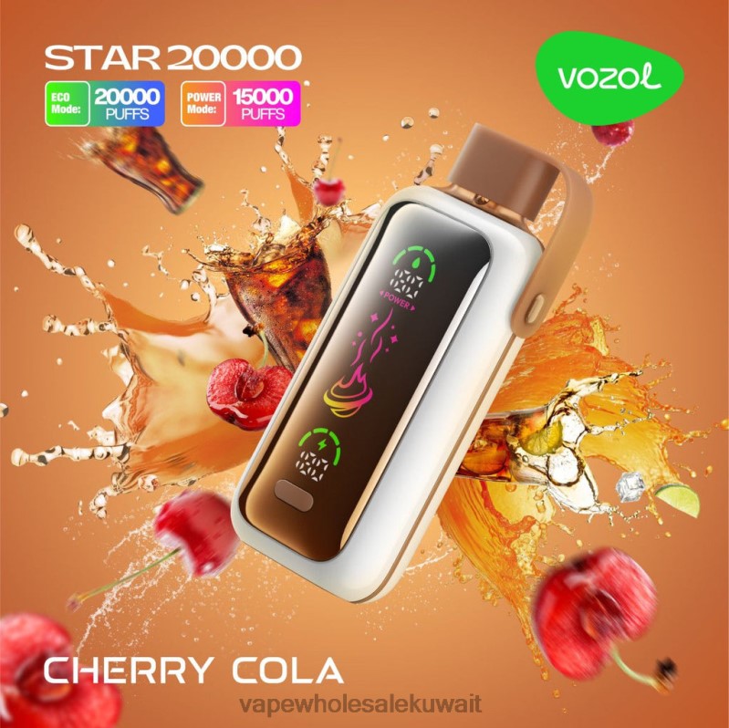 Vape الفاخر - VOZOL STAR 20000 6PP4X6 كولا الكرز